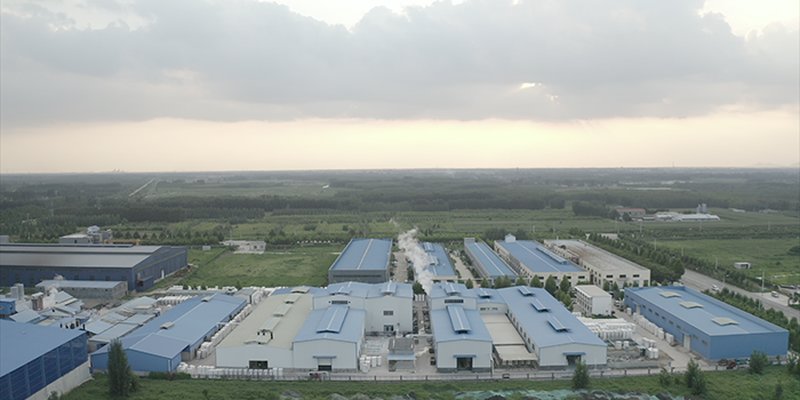 Mingfa calcium silicate factory Shandong — 108,000 m² production base